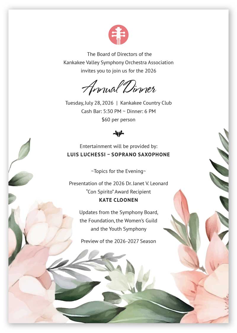 kvso annual dinner 2026 invite